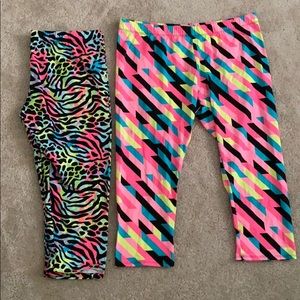 Neon Color Capri Shorts